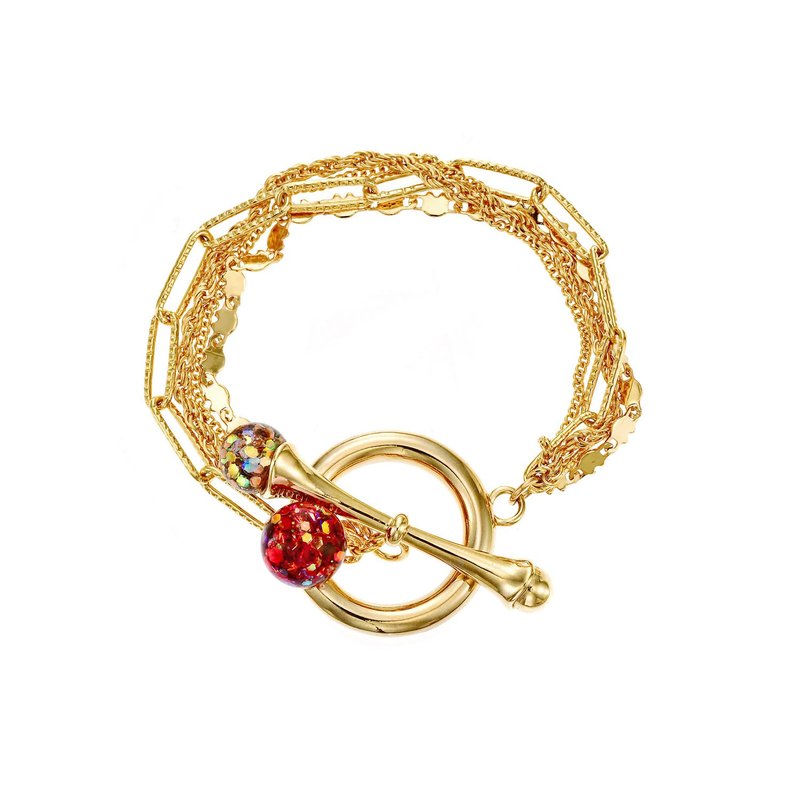 Buckle Snowball Bracelet - 手链/手环 - 玻璃 