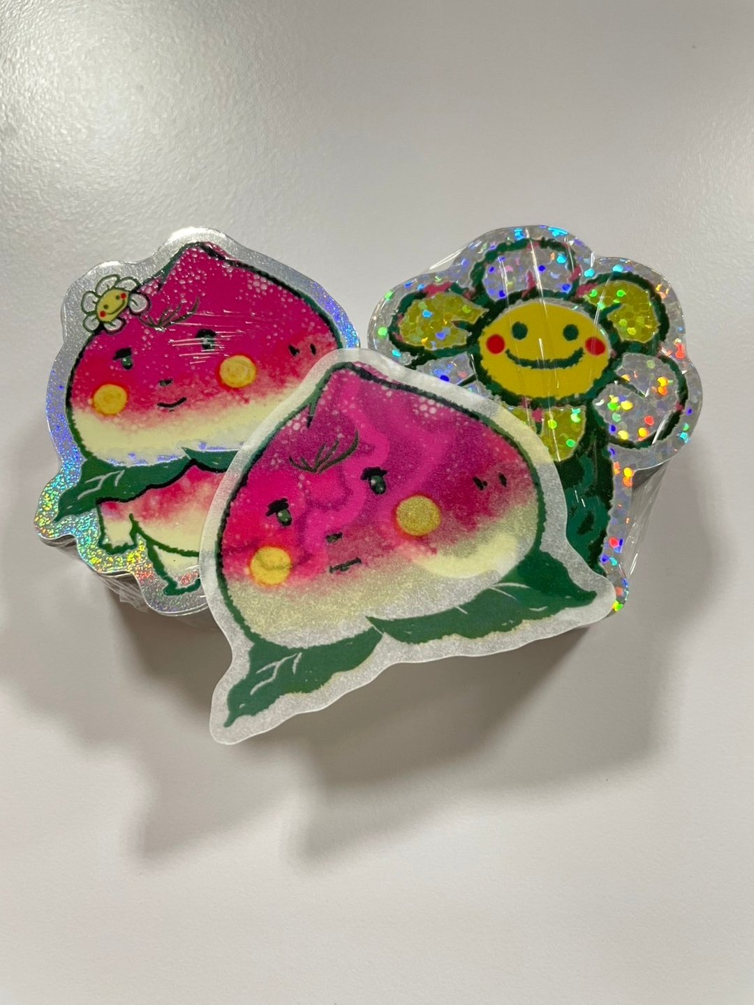 寿桃仙人 贴纸 Peach Stickers - 贴纸 - 纸 