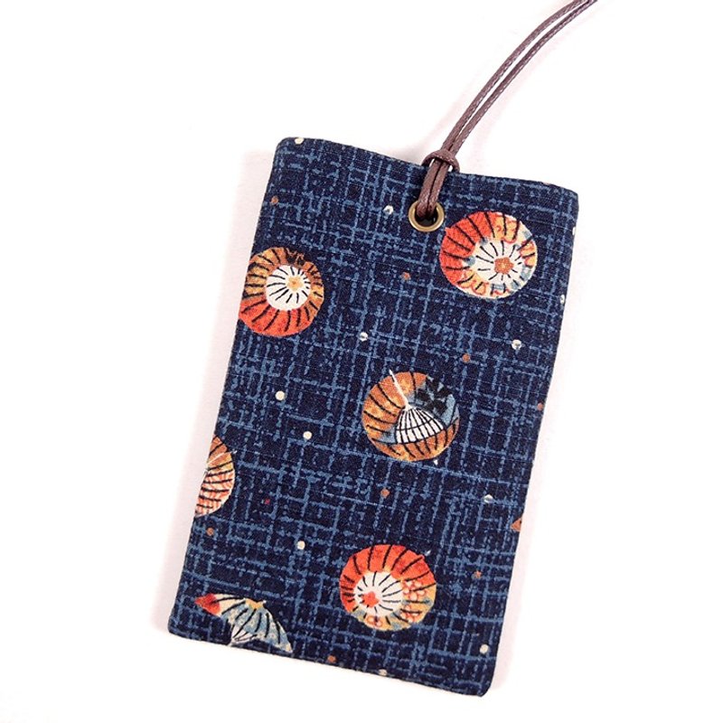 悠游卡 证件套 名片卡套 -和风伞 - 证件套/卡套 - 棉．麻 蓝色