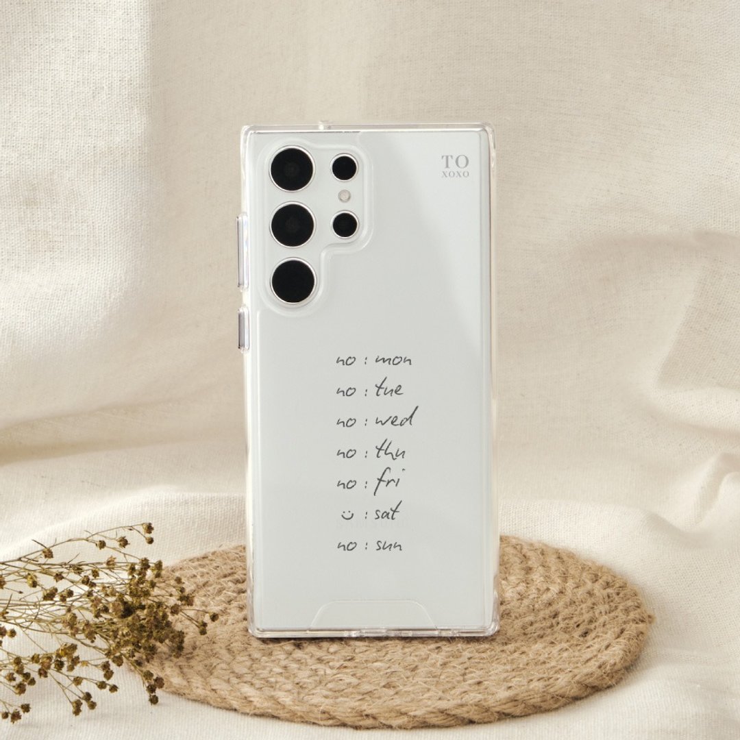 Sat Only防摔透明SAMSUNG手机壳 - 手机壳/手机套 - 塑料 多色