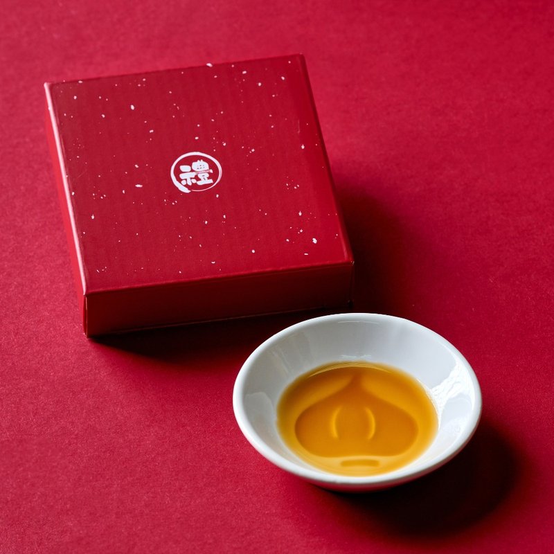 【蒜蒜屋-快速到货】品牌独家蒜型酱料碟 - 浅碟/小碟子 - 陶 白色