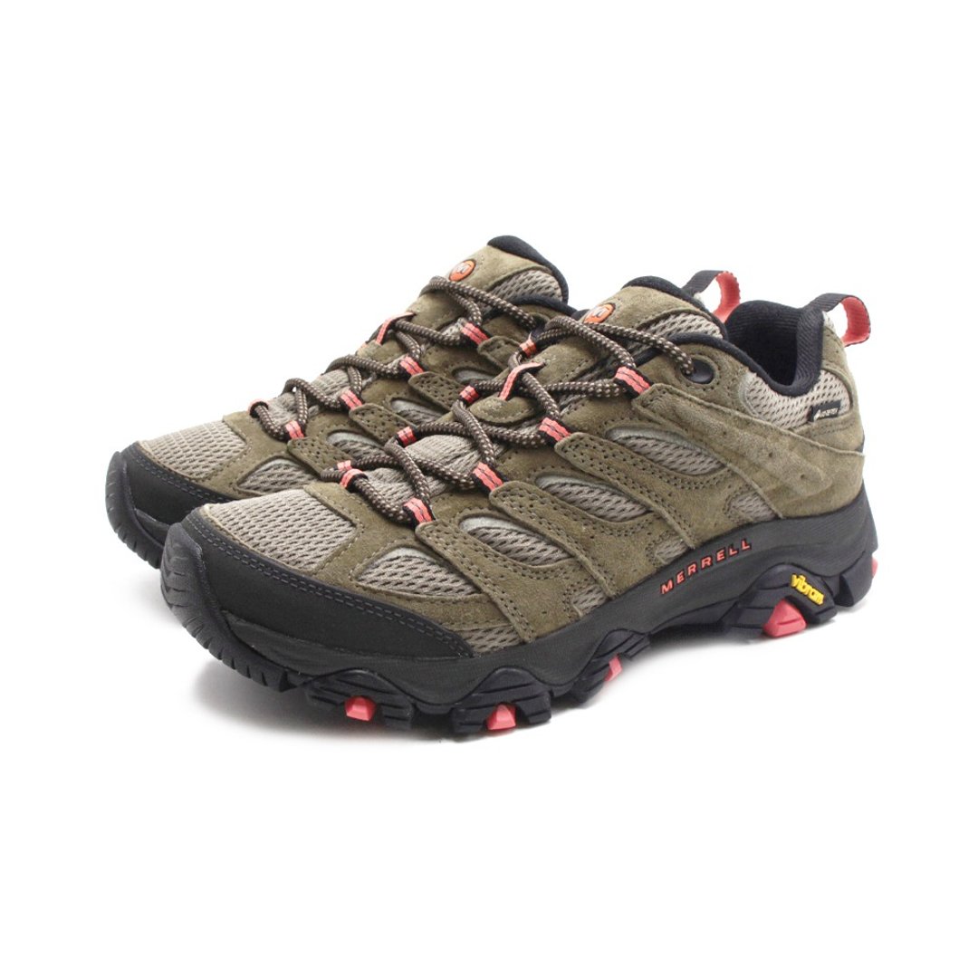 MERRELL(女)MOAB 3 GORE-TEX 防水郊山健行鞋 女鞋 - 橄榄绿 - 女款运动鞋/球鞋 - 防水材质 