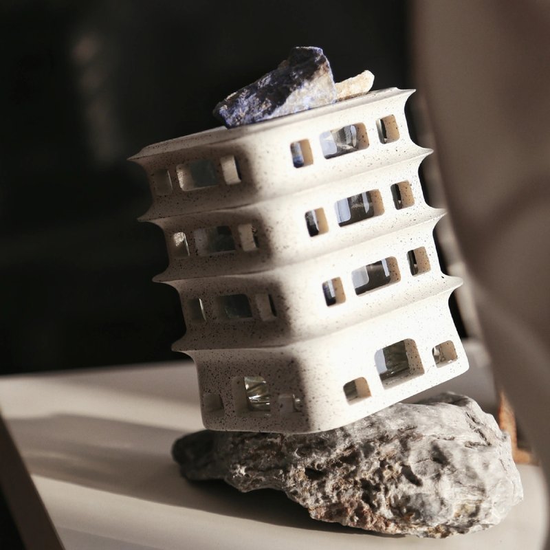 【福利品】高第联名 天然晶石扩香组  蓝旗海滩 - 香薰/精油/线香 - 石头 多色