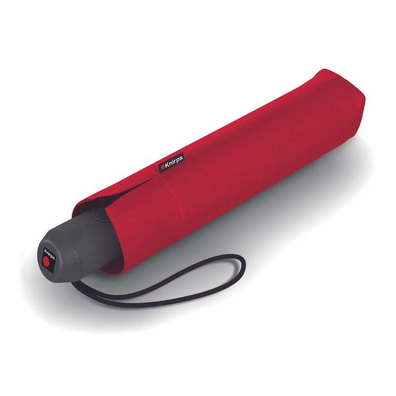 【Knirps德国红点伞】E.200 自动开收伞-Red(灰色握把) - 雨伞/雨衣 - 聚酯纤维 红色