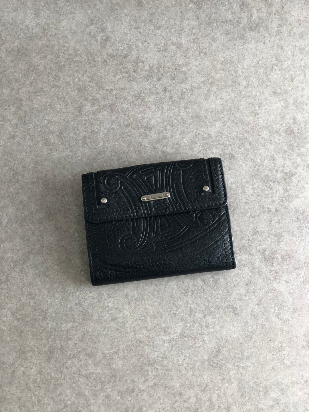 【 日本直送 名牌中古包 】CELINE  સેલિન 钱包 黑色 标志 皮革 vintage 古着 rd5jjk - 皮夹/钱包 - 真皮 黑色