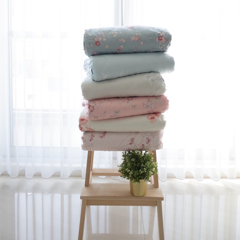 100%莱赛尔天丝凉感凉被-台湾制造-共六款 - 被子/毛毯 - 丝．绢 