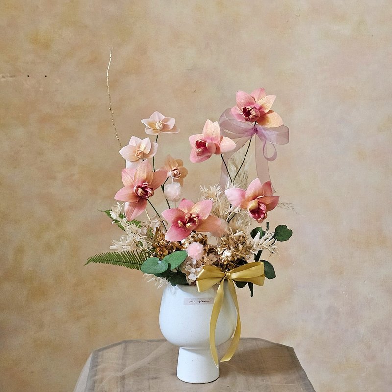 //新年限定//迎春兰花新年桌花 永生花 台北板桥 初学者可 - 植栽 - 植物．花 