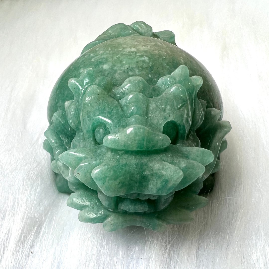 天河石龙龟 | 水晶 | 水晶龙龟 | 水晶摆件 - 摆饰 - 水晶 绿色
