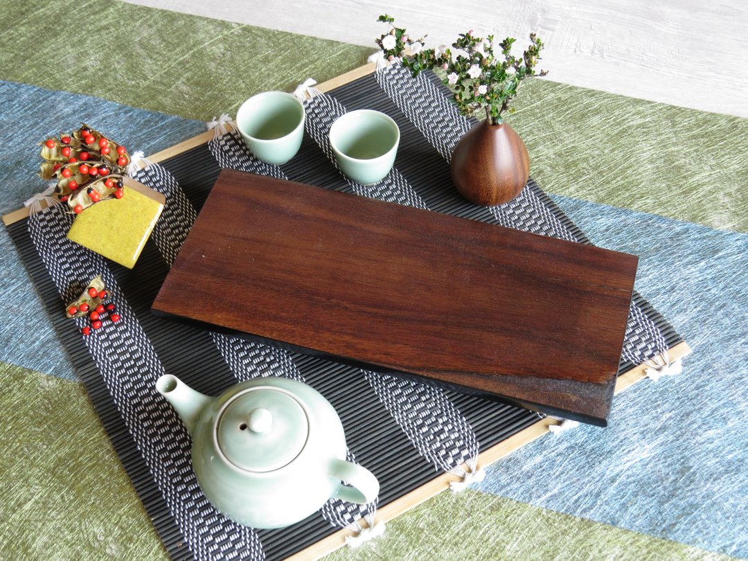 HO MOOD 解构系列—手作 原木茶盘 - 杯垫 - 木头 咖啡色