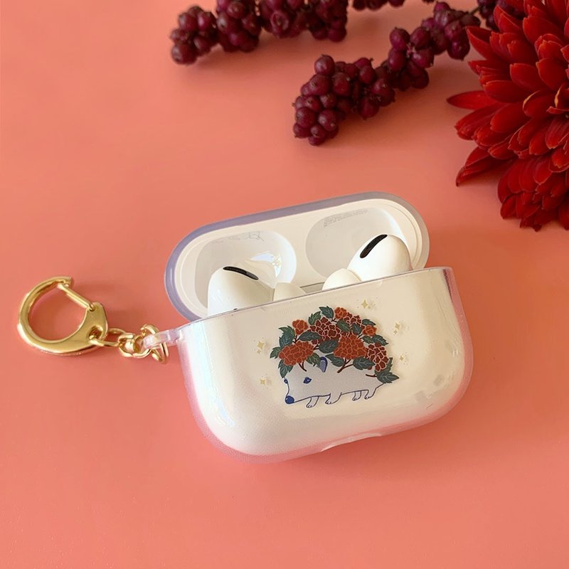 AirPods Pro 和 AirPods 保护壳 -Hedgehog- - 手机配件 - 塑料 白色