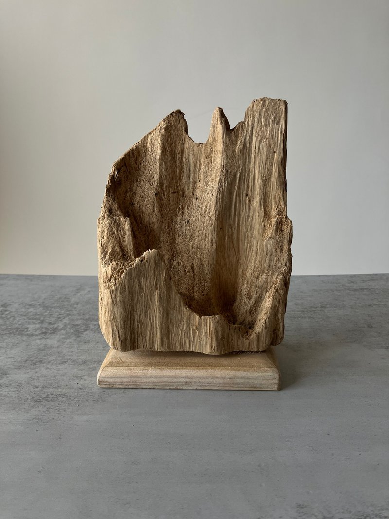 【沉香木摆件】天然雕作・野生索隆沉香 SL30 实木原料・独一无二 - 香薰/精油/线香 - 木头 