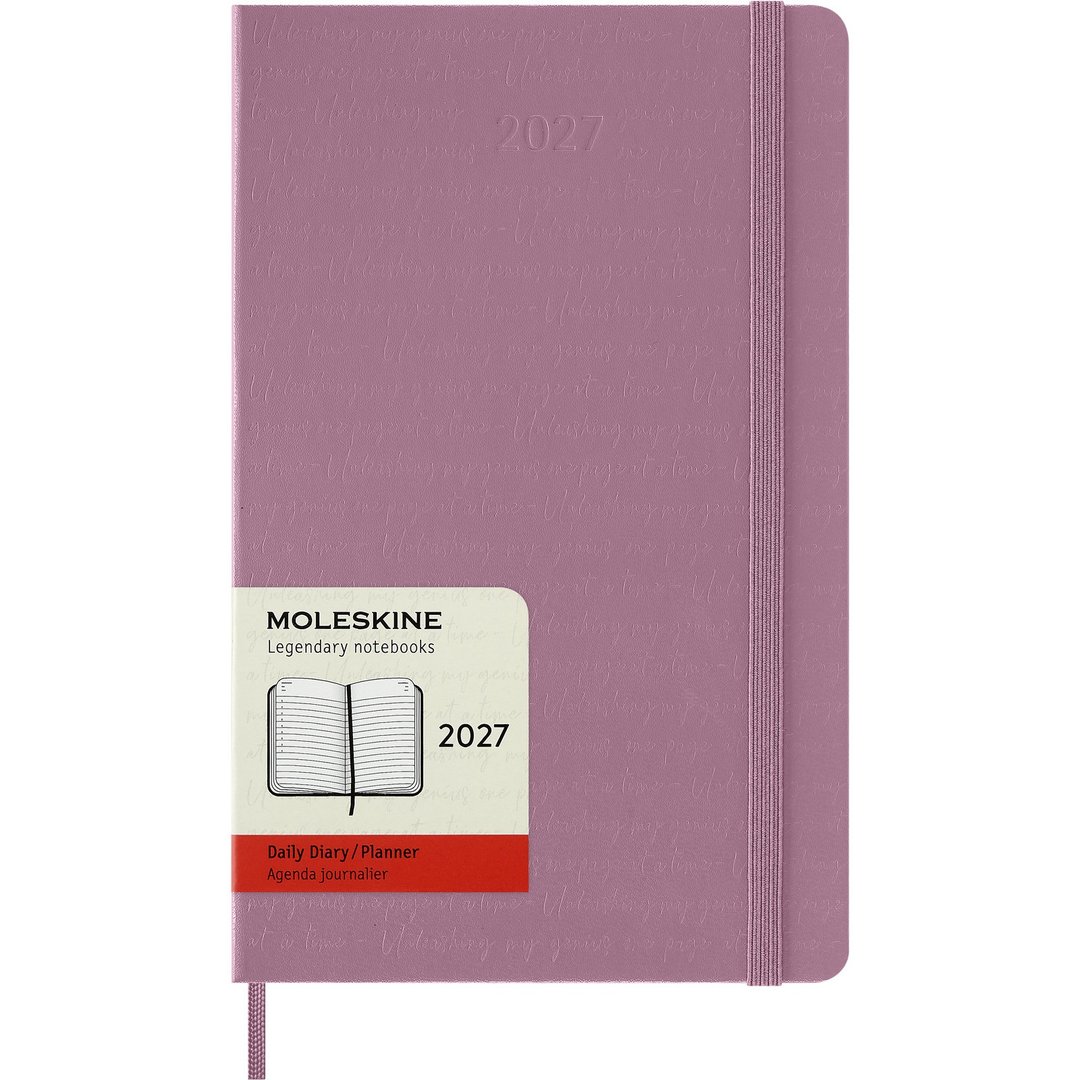 【MOLESKINE】2027 12M 日记手帐 / 硬壳 / L 型 / 尊荣粉 - 笔记本/手帐 - 纸 粉红色