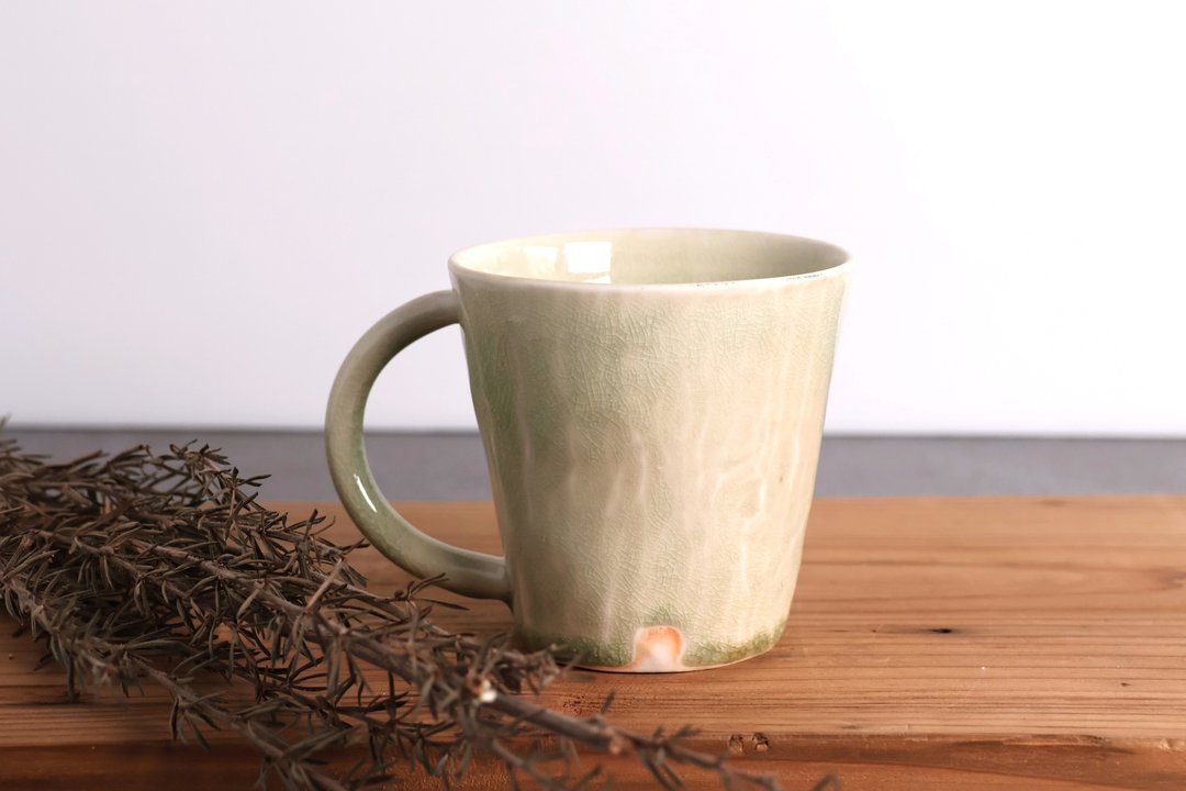 冰裂绿灰杯 - 咖啡杯/马克杯 - 瓷 