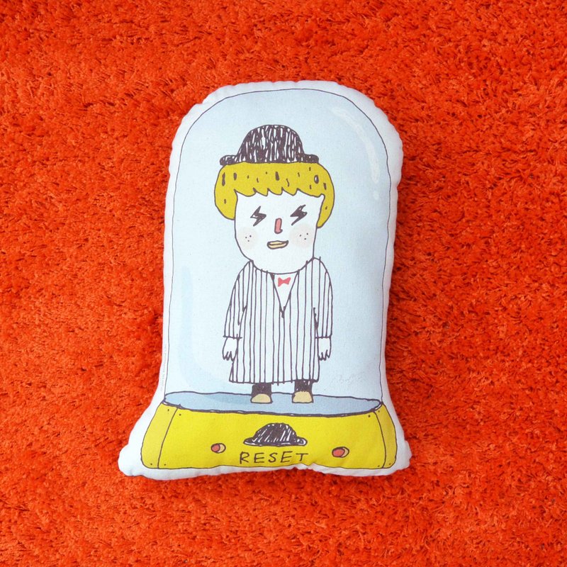 Reset 纯棉帆布形状抱枕 - 枕头/抱枕 - 棉．麻 