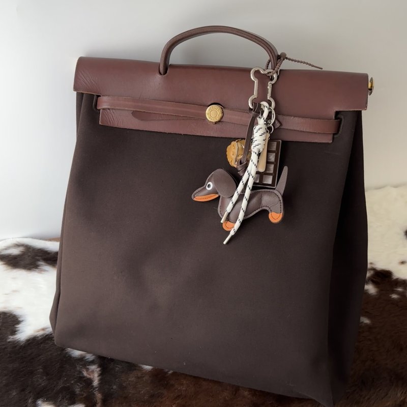 中古包 Hermès 爱马仕 人气啡 Herbag 手提包 - 手提包/手提袋 - 真皮 咖啡色