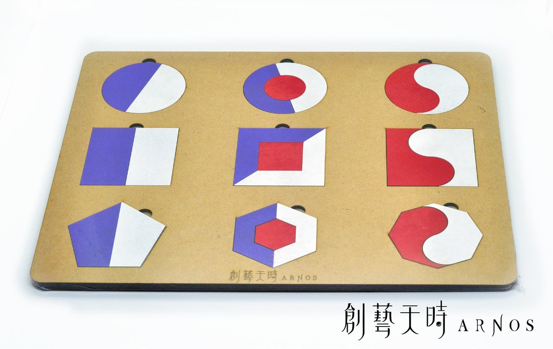 【益智健脑】彩色七巧益智拼图 | 认识形状 拼图 拼板 儿童玩具 - 拼图 - 木头 多色