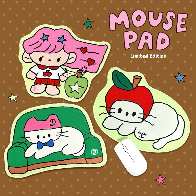 DADDY X ACUTE | Acute Mouse Pad 超可爱鼠标垫 - 鼠标垫 - 其他材质 