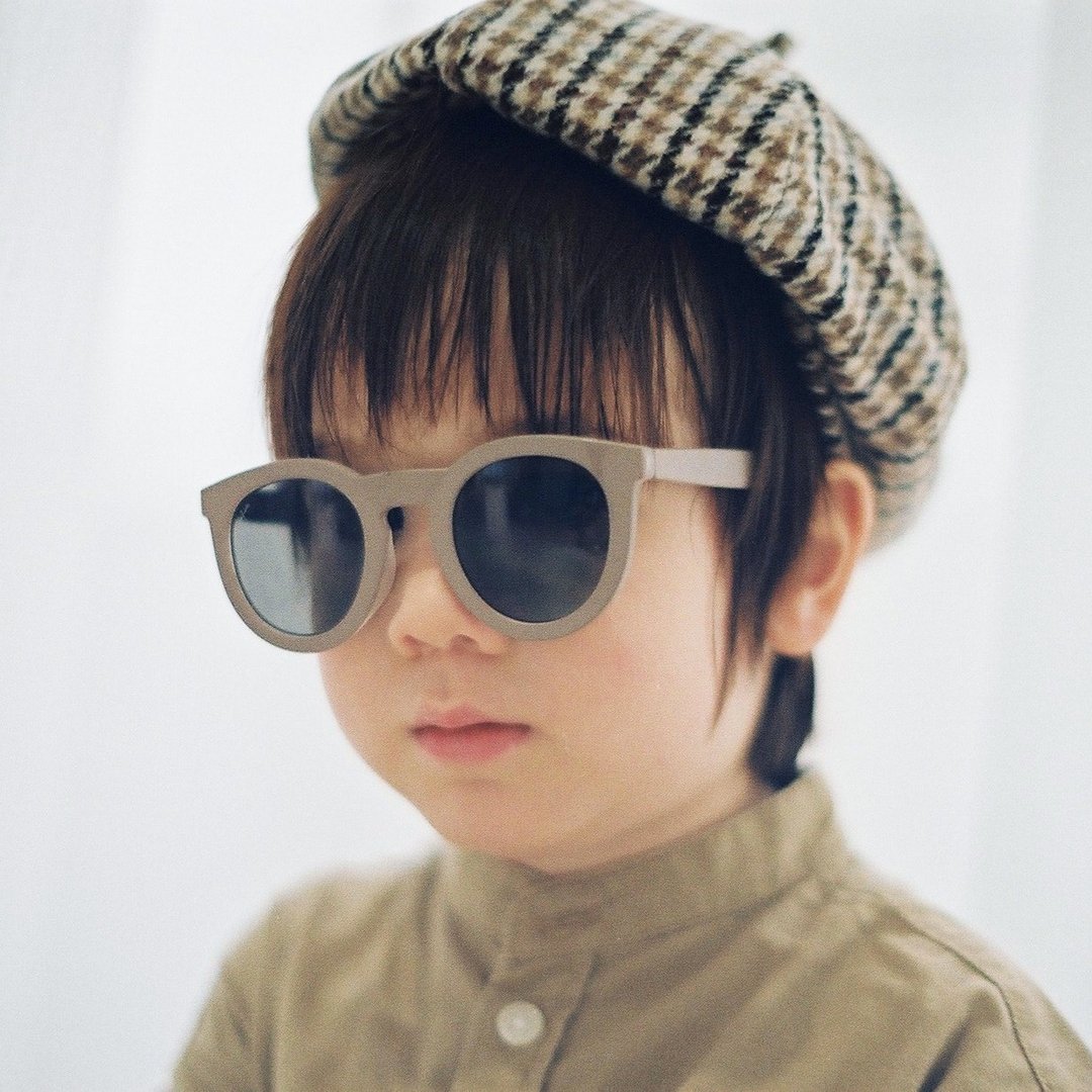 BABY 莫兰迪色系 小孩太阳眼镜 - rock 岩石灰 - 婴儿饰品 - 塑料 灰色