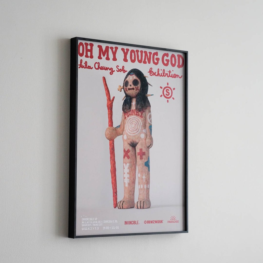 【原版海报】Kila Cheung 章柱基/ oh my young god - 海报/装饰画/版画 - 纸 