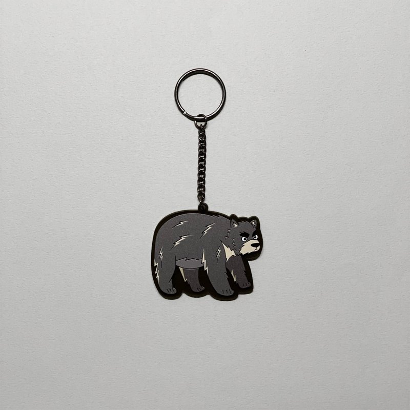 熊熊压克力钥匙圈 BEAR ACRYLIC KEYRING - 钥匙链/钥匙包 - 压克力 