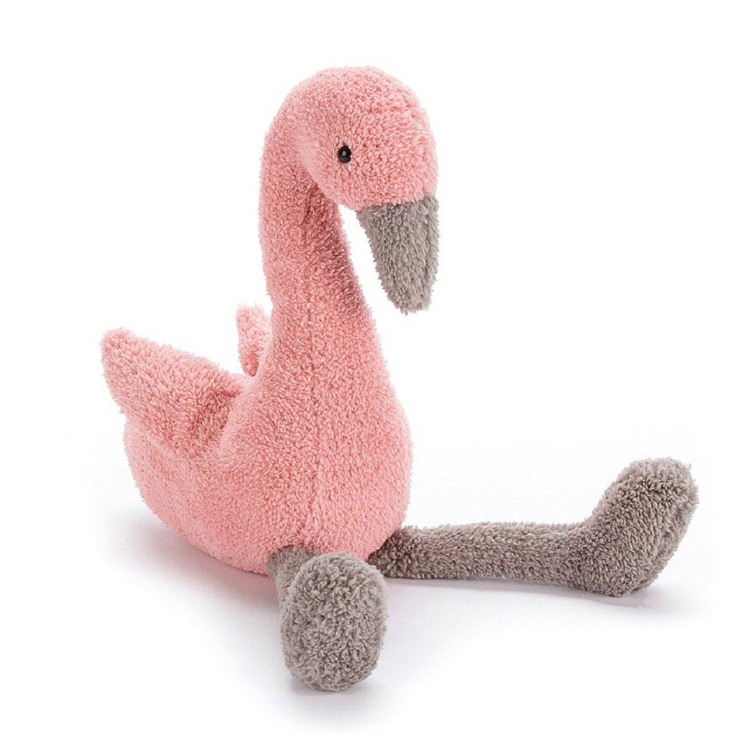 Jellycat Slackajack Flamingo 约33厘米 - 玩偶/公仔 - 棉 粉红色