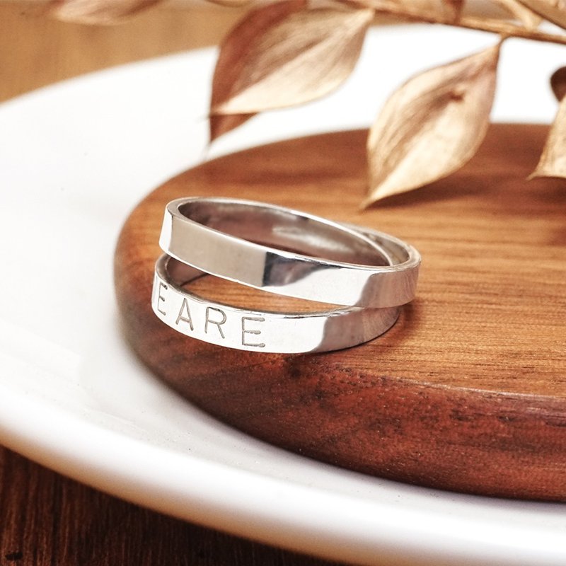 二回旋缠绕戒指 银戒体验课 ART64微风南山 银饰手作 文化币 - 金工/饰品 - 纯银 