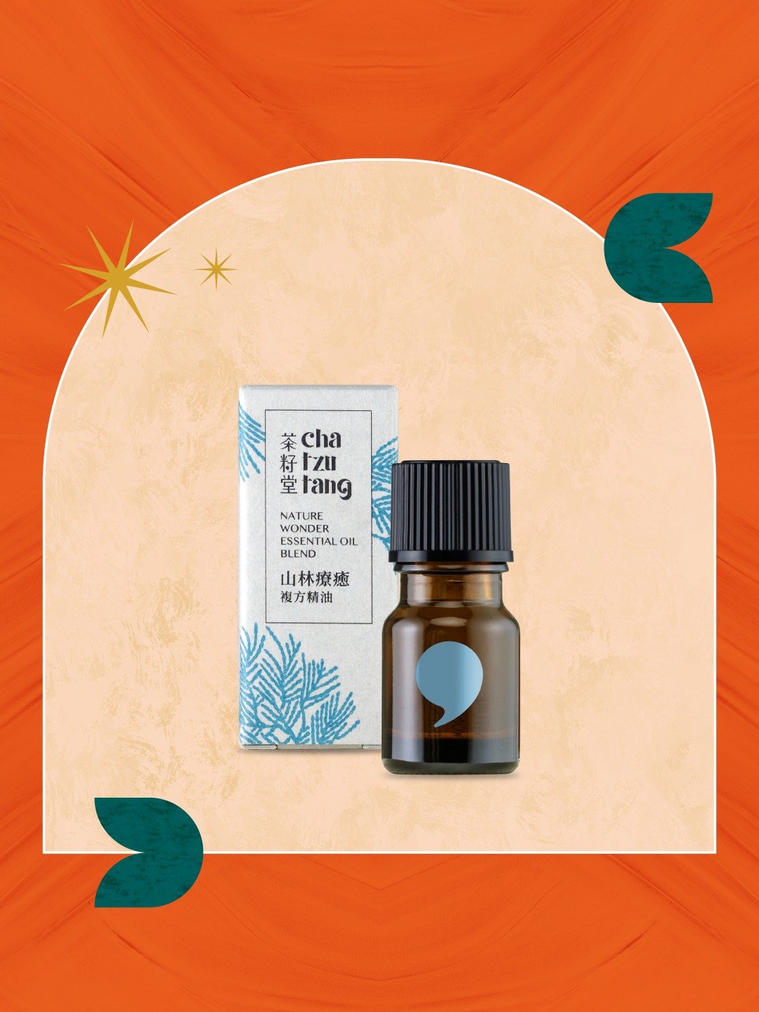茶籽堂【平衡净化】肖楠叶系列－山林疗愈复方精油5mL - 香薰/精油/线香 - 植物．花 