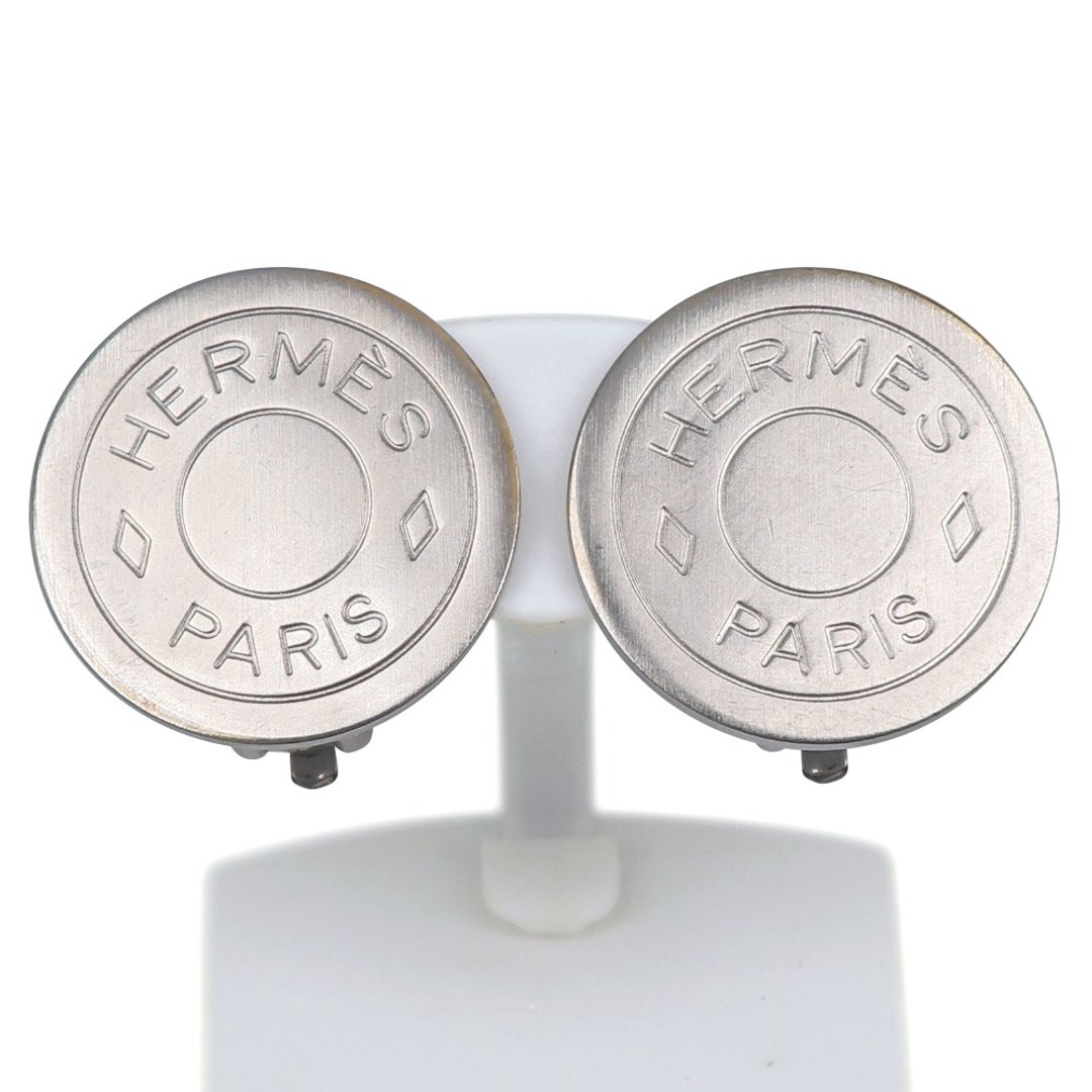 [日本直送] 爱马仕 HERMES 系列耳夹BIJOUTERIE FANTAISIE 金属银银7.3g 女款 [二手] - 耳环/耳夹 - 其他金属 银色