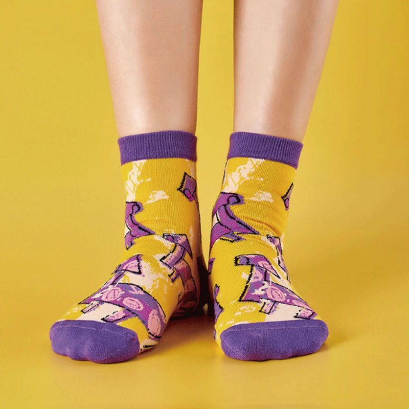 马到成功 - 积木马 短袜 - 袜子 - 环保材料 