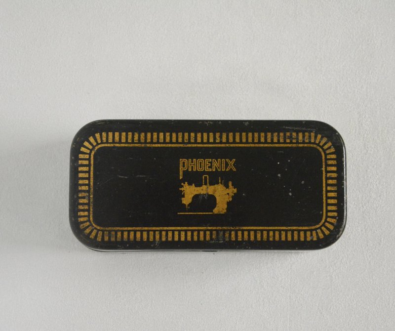 早期德国旧货 phoenix缝纫用具铁盒 - 其他 - 其他金属 黑色