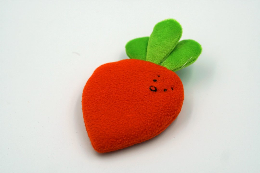 Bucute红萝卜护身符.御守套.平安符袋/宝宝专用/手工制作/ - 满月礼盒 - 聚酯纤维 橘色