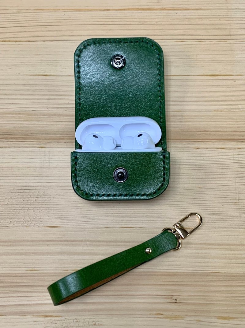 AirPods Pro / Pro 2 保护套 - 其他 - 真皮 绿色