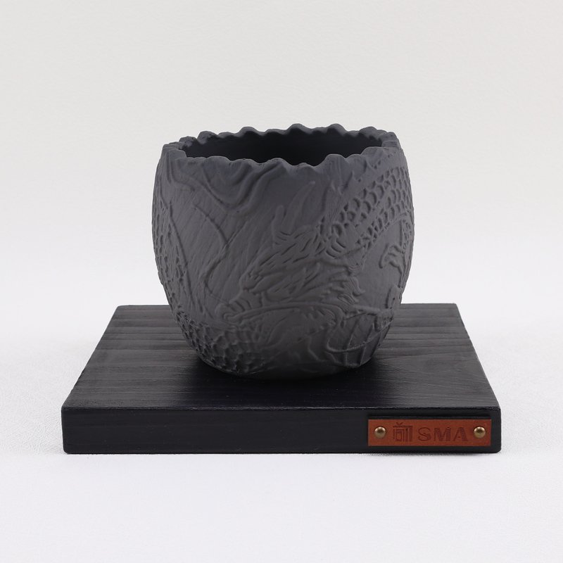 圣兽-四象。青龙/水泥盆/适合-块根/多肉植物/仙人掌 - 植栽/盆栽 - 水泥 