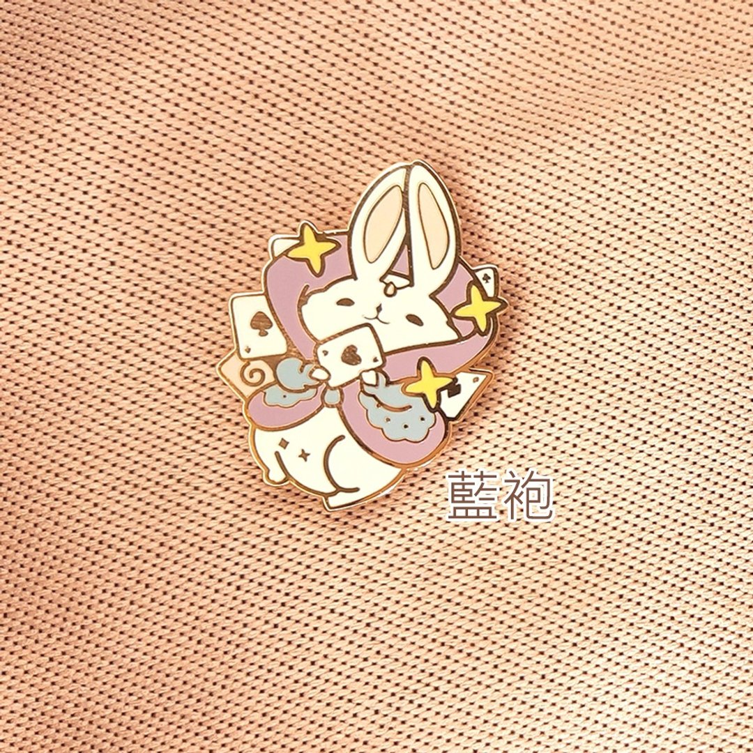 BabyMagic 兔子 襟针 - 胸针 - 其他金属 
