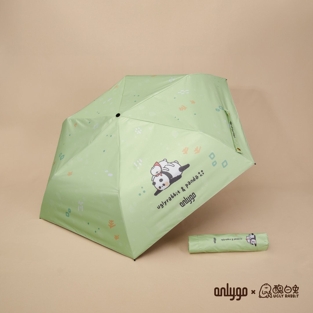 【联名】Onlygo x 丑白兔联名晴雨伞 / 大猫熊 - 雨伞/雨衣 - 防水材质 