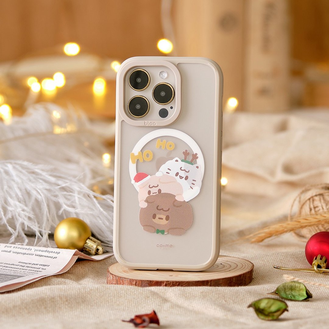 CO.ME 圣诞叠叠乐极光雾透 MagSafe iPhone手机壳 - 手机壳/手机套 - 硅胶 多色