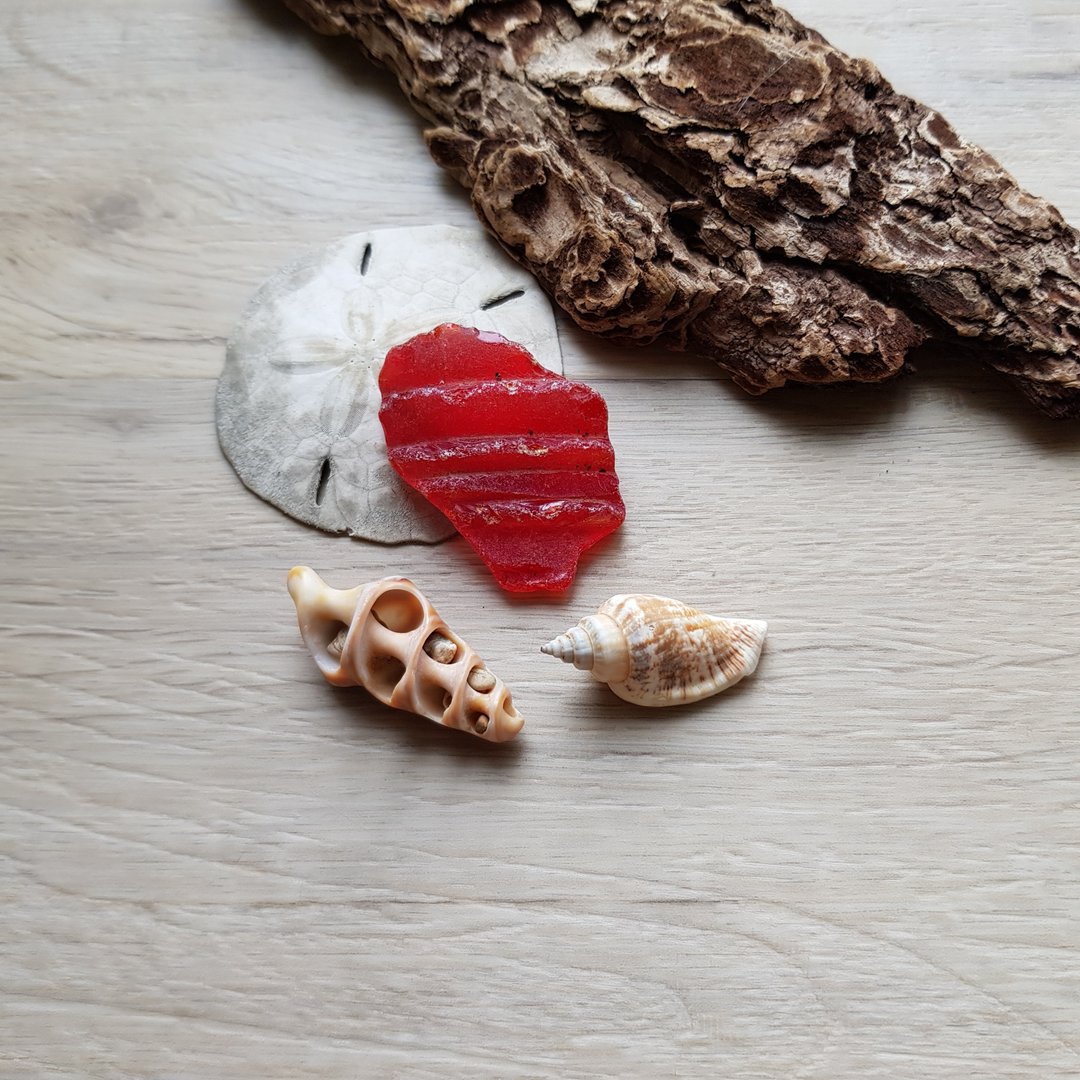 Large red sea glass. Genuine sea glass P100 - 其他 - 玻璃 红色