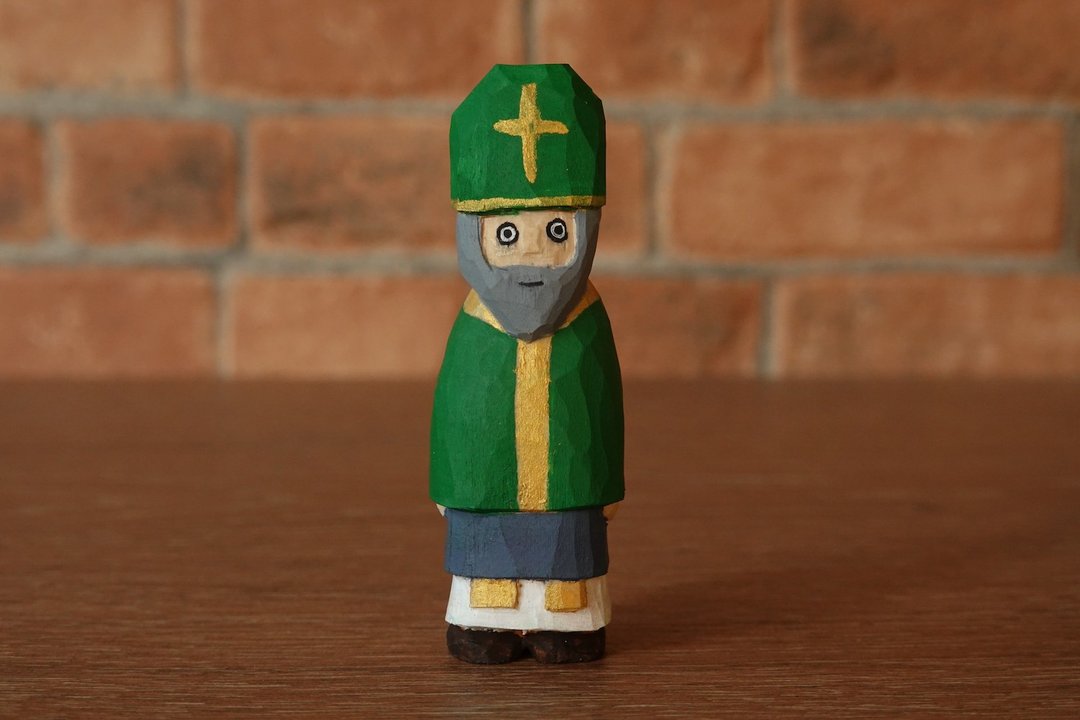 St. Patrick - 玩偶/公仔 - 木头 绿色