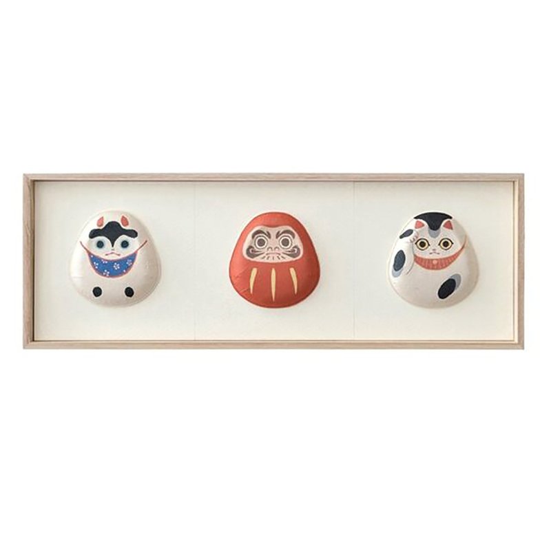 Washi Wall Decoration-3 kinds of Fukura, papier-mache pattern - 墙贴/壁贴 - 纸 