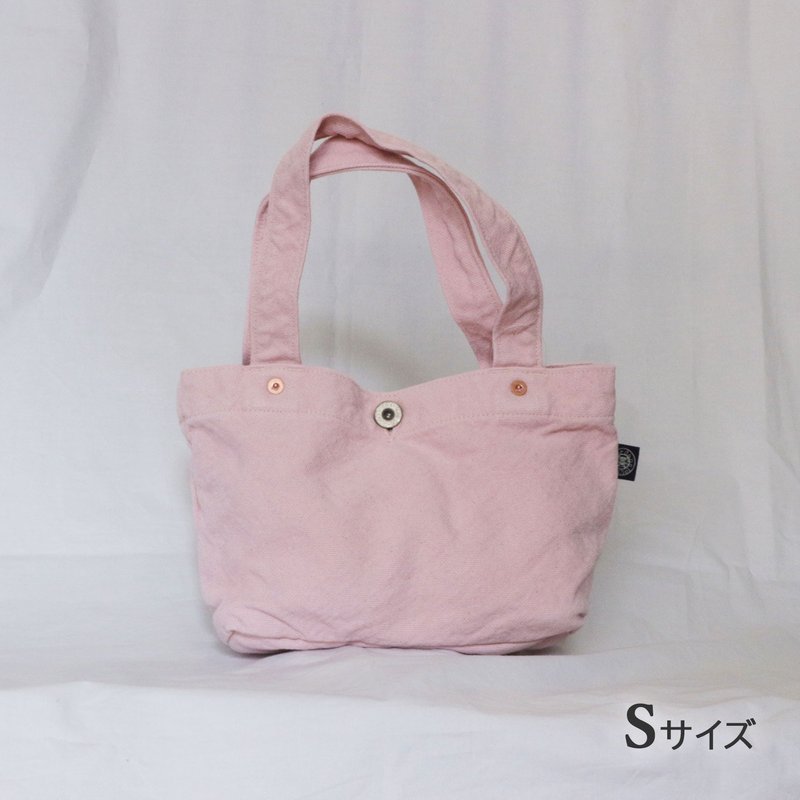 舟形托特包 S 款【2025 春夏限定色・火鹤红】(VC-7S) - 手提包/手提袋 - 棉．麻 粉红色