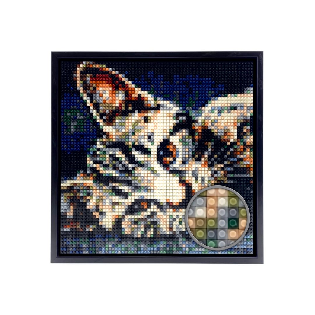 【订制】积木画套装26x26cm (包括画框和拼砌工具) 港澳台包邮 - 订制画像 - 塑料 多色