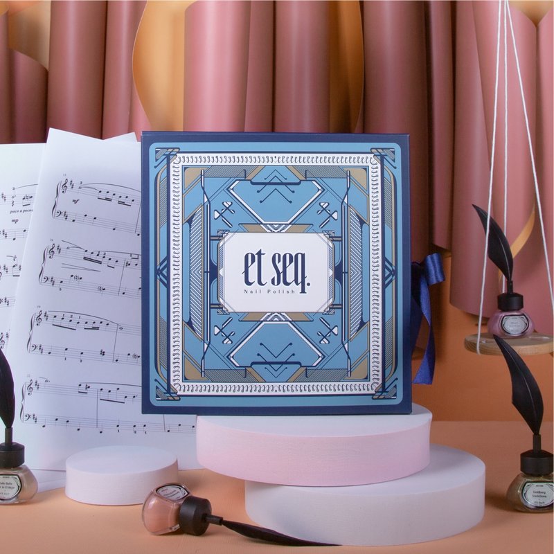 约翰・塞巴斯蒂安・巴哈五色指甲油礼盒 - 指甲油/指甲贴 - 其他材质 多色