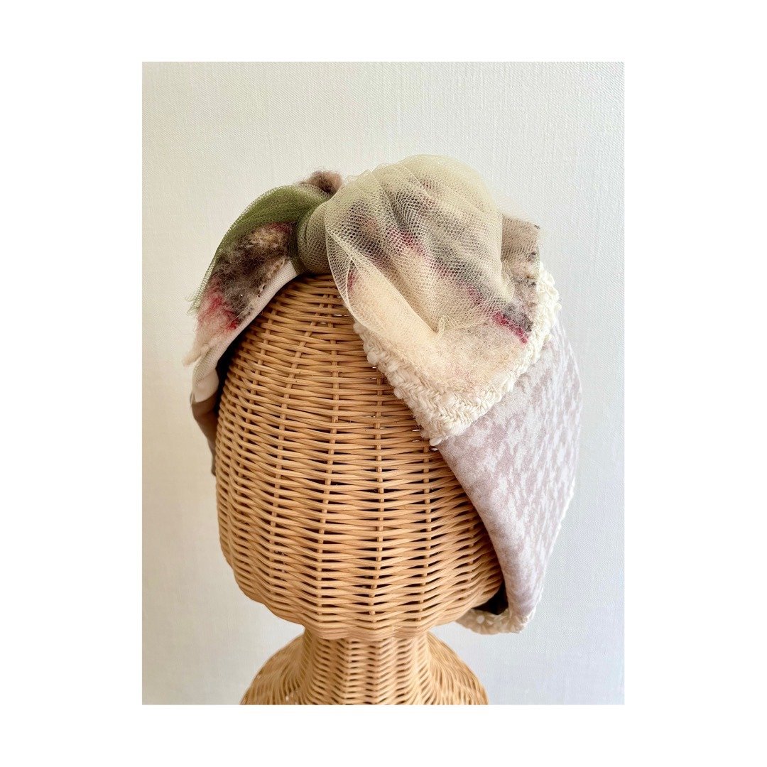Sustainable Mix/One-of-a-kind item - 发饰 - 环保材料 卡其色