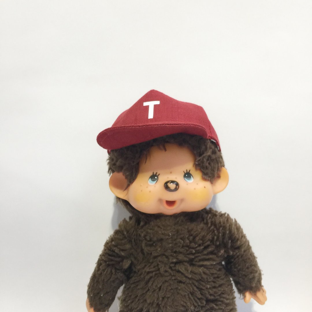 Monchhichi(S)_手作娃衣_两面棒球帽 - 玩偶/公仔 - 棉 多色