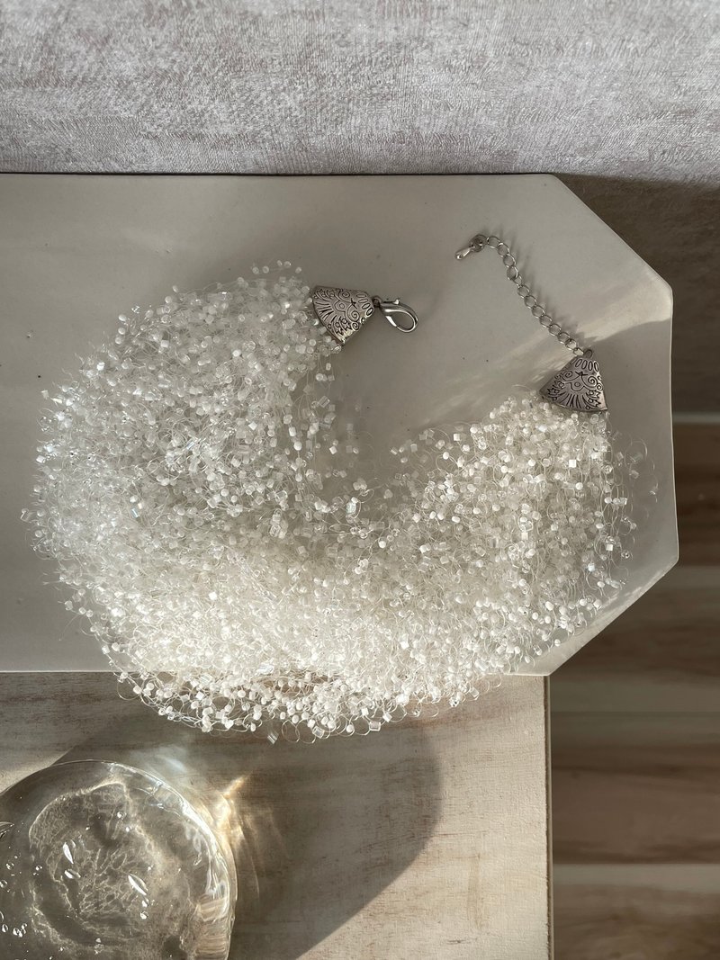 乌克兰 项链 手编捷克珠宝 捷克玻璃 毕业典礼 迎新会 正式场合 推荐 - 项链 - 玻璃 透明