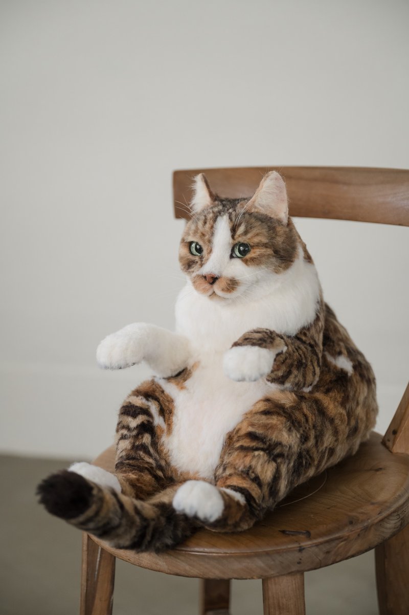 定制化宠物羊毛毡 拟真猫咪狗狗 - 订制抱枕/饰品 - 羊毛 