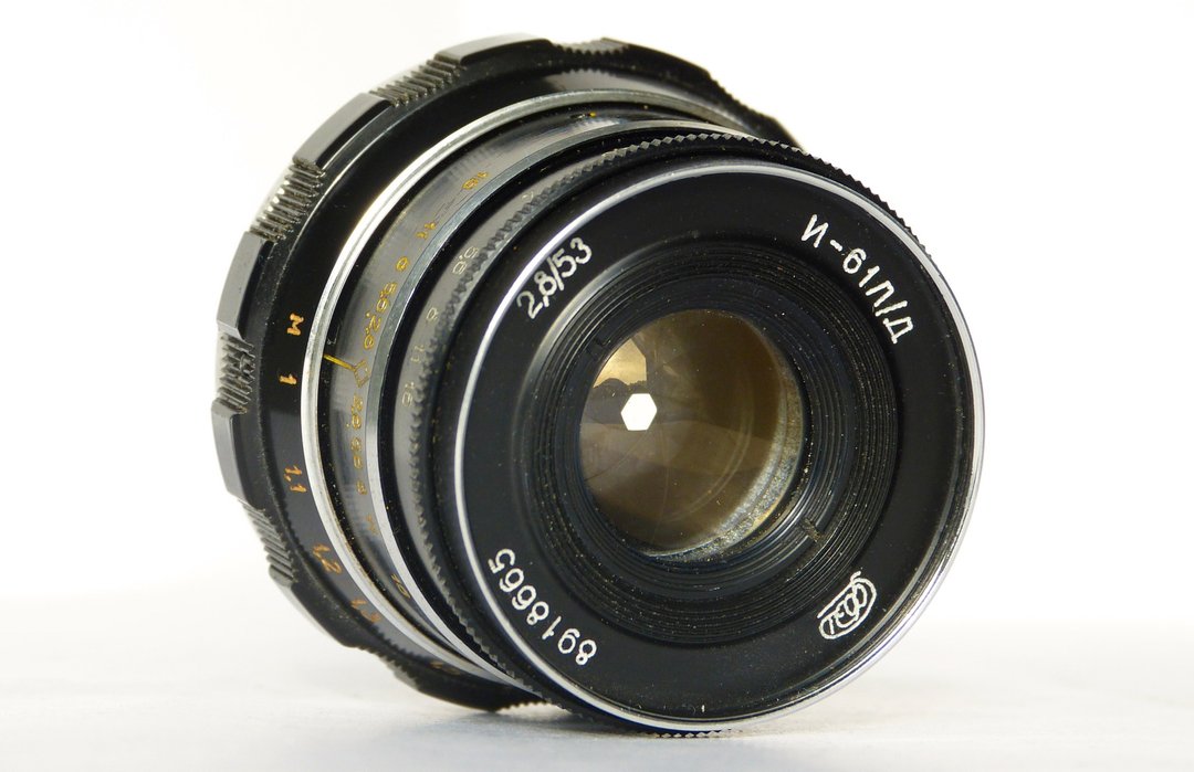 Industar-61 L/D I-61 LD 2.8/53 M39 安装苏联镜头，用于测距仪 FED - 相机 - 其他材质 黑色