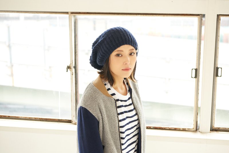 Winter Slouchy Knit Beanie, Mens Warm Winter Hat, Womens Slouch Cap - 帽子 - 羊毛 灰色