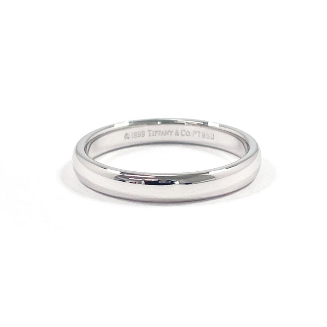 【日本直送 中古美品】14.5 号 蒂芬妮 TIFFANY&Co. 婚戒 永恒系列 Pt950 铂金 戒指 - 戒指 - 贵金属 银色