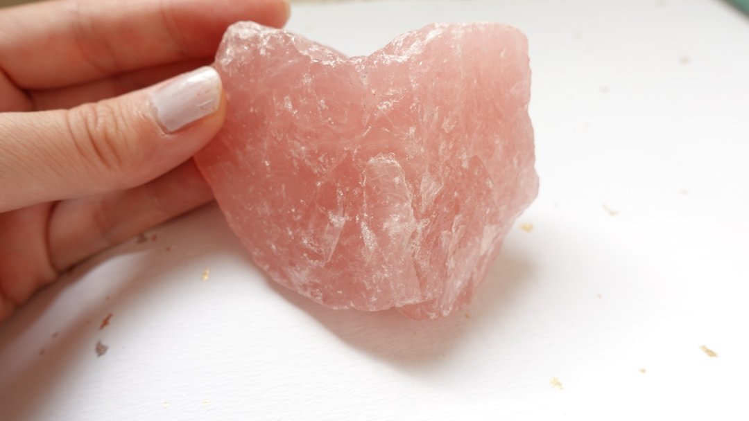 粉晶天然原矿 - 摆饰 - 水晶 粉红色